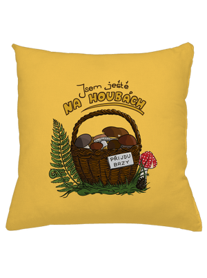 Na houbách polštář Yellow Gold