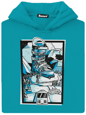 Lyžák dětská mikina klokanka Hawaiian Blue