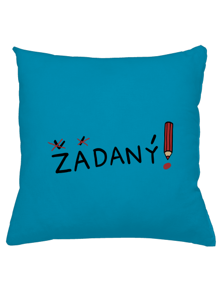 Zadaný a zadaná polštář Blue Turquoise