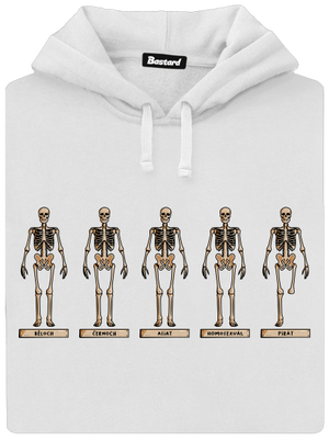 Kostry dámská mikina klokanka White