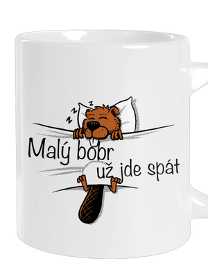 Malý bobr velký hrnek White