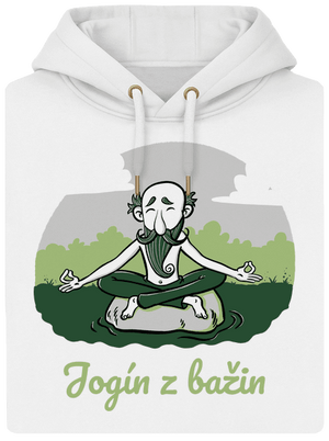 Jogín z bažin unisex mikina premium Snowwhite