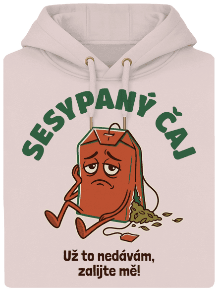 Sesypaný čaj unisex mikina premium Rose Chalk