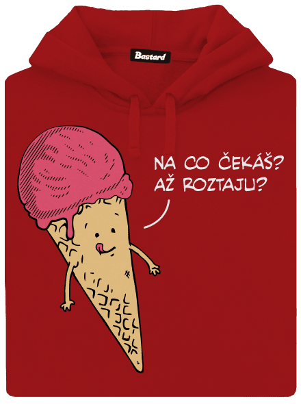 Zmrzlina dámská mikina klokanka Red Mal