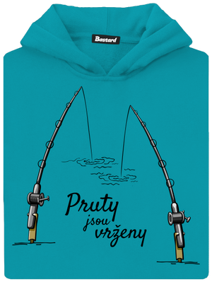 Pruty jsou vrženy dětská mikina klokanka Hawaiian Blue