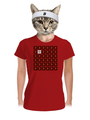 Pexeso dámské sportovní tričko Red Mal