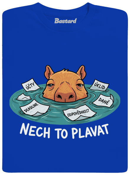 Nech to plavat pánské dlouhý rukáv Royal Blue