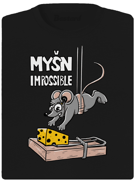 Myšn Impossible dámské sportovní tričko Black