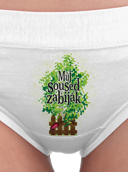 Můj soused zabiják dámské kalhotky White