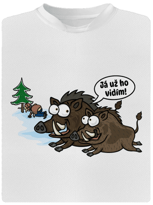 Já už ho vidím dětské sportovní tričko White