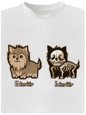 Teriér dětské sportovní tričko White