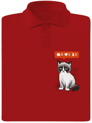 Grumpy pánská polokošile Red Mal