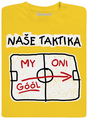 Naše taktika dětské tričko Gold