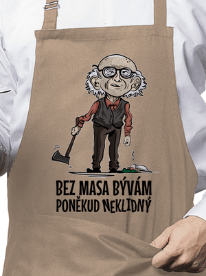 Neklidný bez masa zástěra Rope