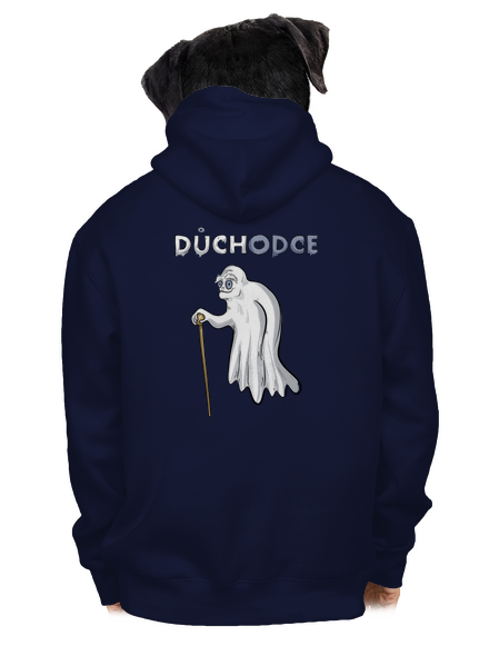 Duch důchodce pánská mikina na zip Navy