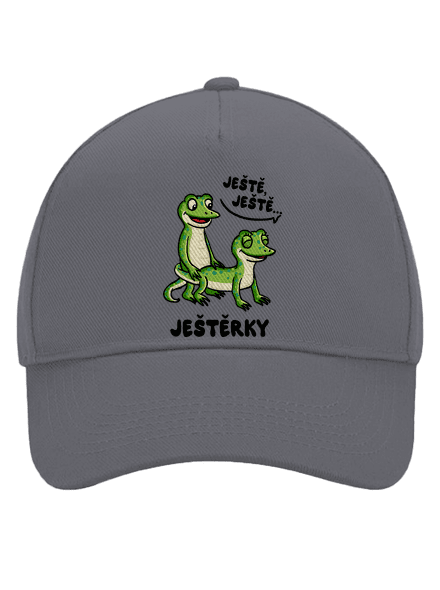 Ještě, ještě kšiltovka baseballka Graphite grey