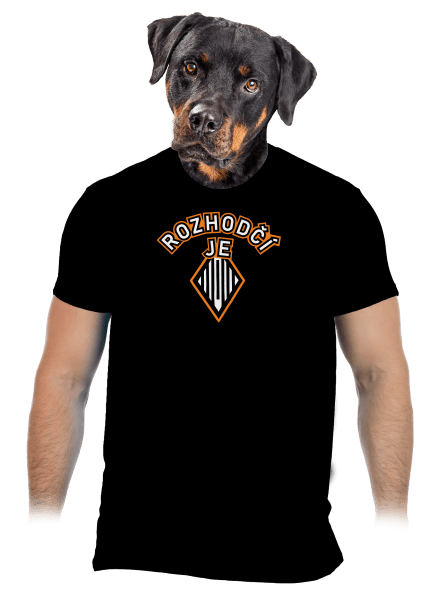 Rozhodčí pánské tričko Black