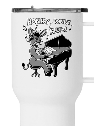 Honky donky blues termohrnek White