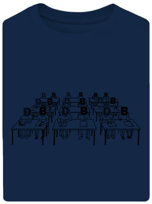 Cimrman: Debil, blbeček unisex tričko oversized Midnight Blue