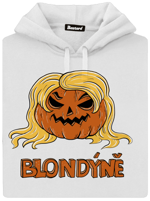 Blondýně dámská mikina klokanka White