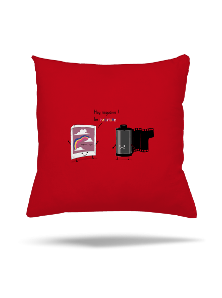 Buď pozitivní polštář Red