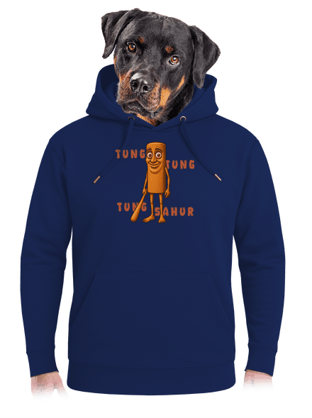 Tung Tung Tung Sahur – Italian Brainrot unisex mikina premium Navy