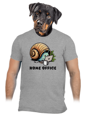 Šnekův home office pánské tričko Sport Grey