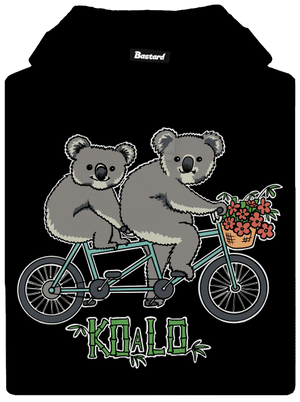 Koalo pánská mikina klokanka Black