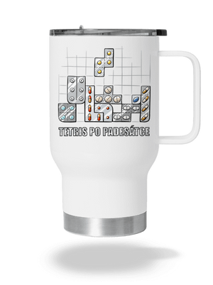 Tetris po padesátce  termohrnek White