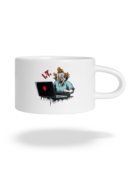 I.T. Klaun hrnek makronka White