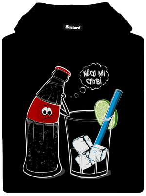 Rum a Cola dámská mikina klokanka Black