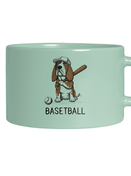 Basetball hrnek makronka Mint Macaron