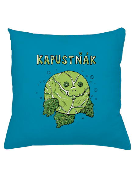 Kapustňák polštář Blue Turquoise