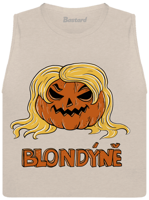 Blondýně dámské tílko volné Heather Peach