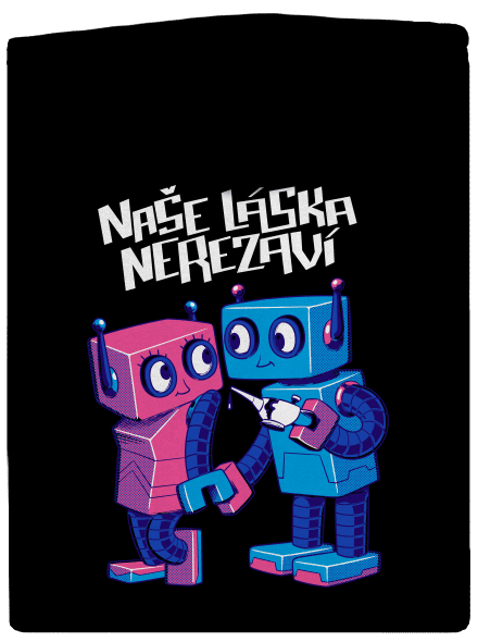 Roboti dámská mikina na zip Black