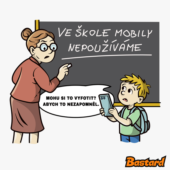 Mobily ve škole