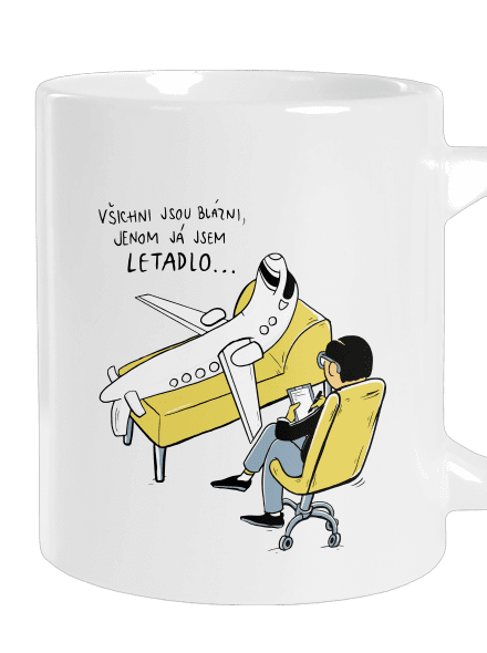 Všichni jsou blázni velký hrnek White