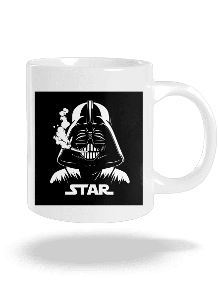 Darth Star velký hrnek White