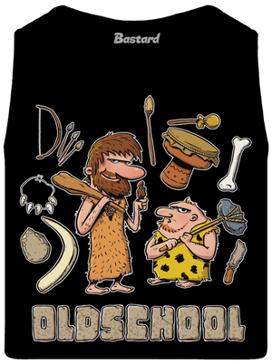 Oldschool pánské tílko Black