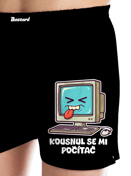 Kousnul se mi počítač pánské trenky Black