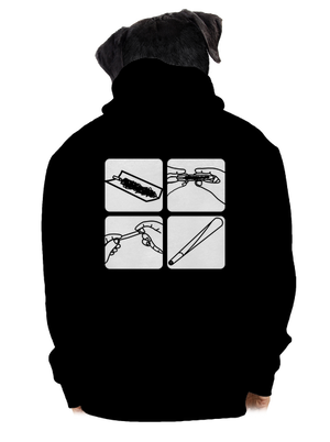 Joint pánská mikina na zip Black