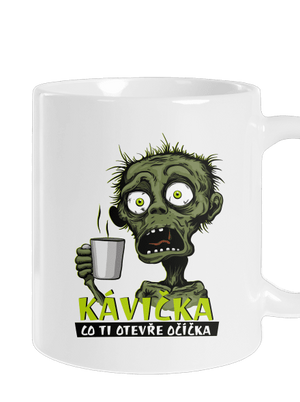 Zombie kávička klasický hrnek White