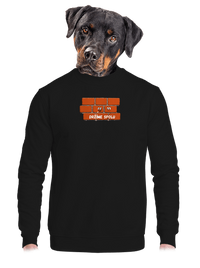 unisex mikina bez kapuce