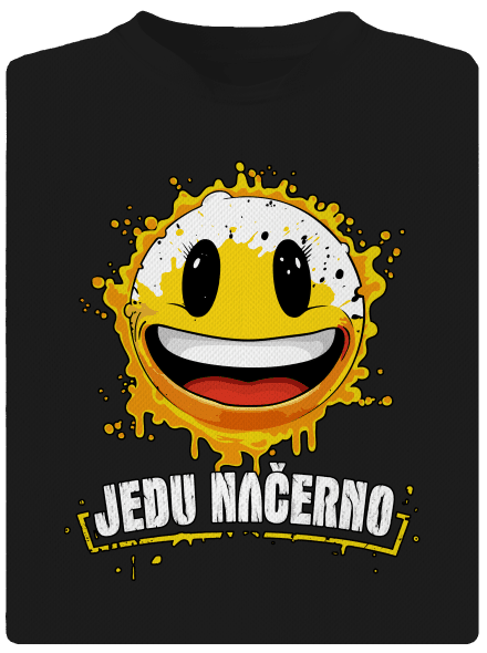 Jedu načerno dětské sportovní tričko Black