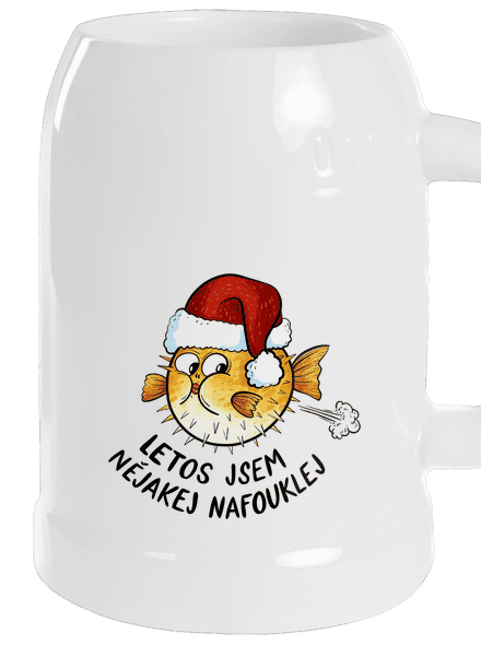 Jsem nafouklej půllitr White