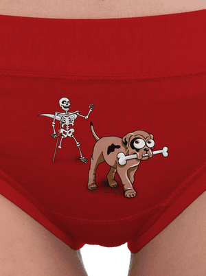 Kostlivec dámské kalhotky Red Mal