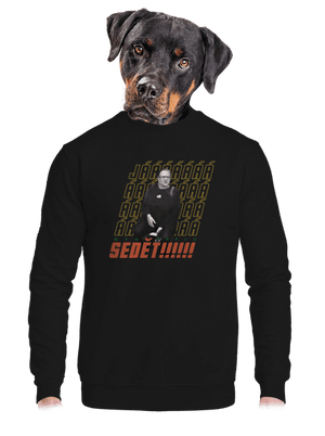 unisex mikina bez kapuce