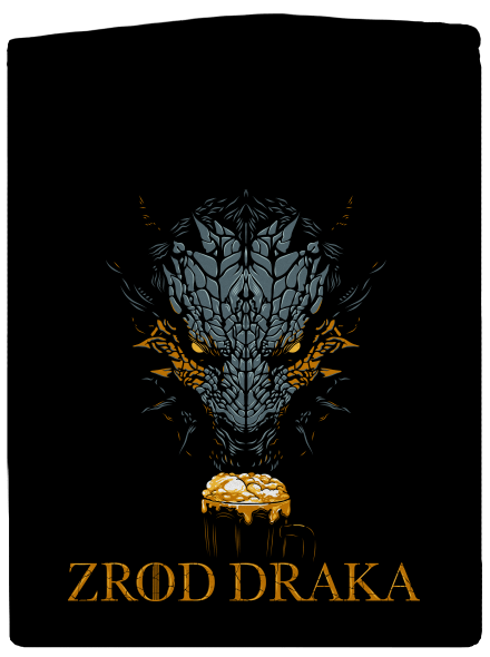Zrod draka dámská mikina na zip Black