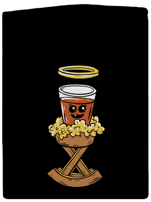 Panáček v jesličkách pánská mikina na zip Black