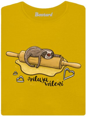 Miluju válení dámské tričko Yellow